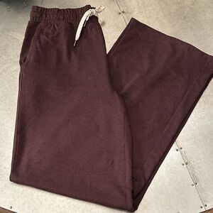 Vuori Halo Essential Wideleg Pant, S, Java Heather